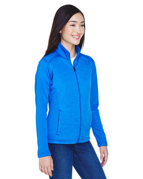 Women's Newbury Colorblock Mélange Fleece Full-Zip Jacket - DG796W 27