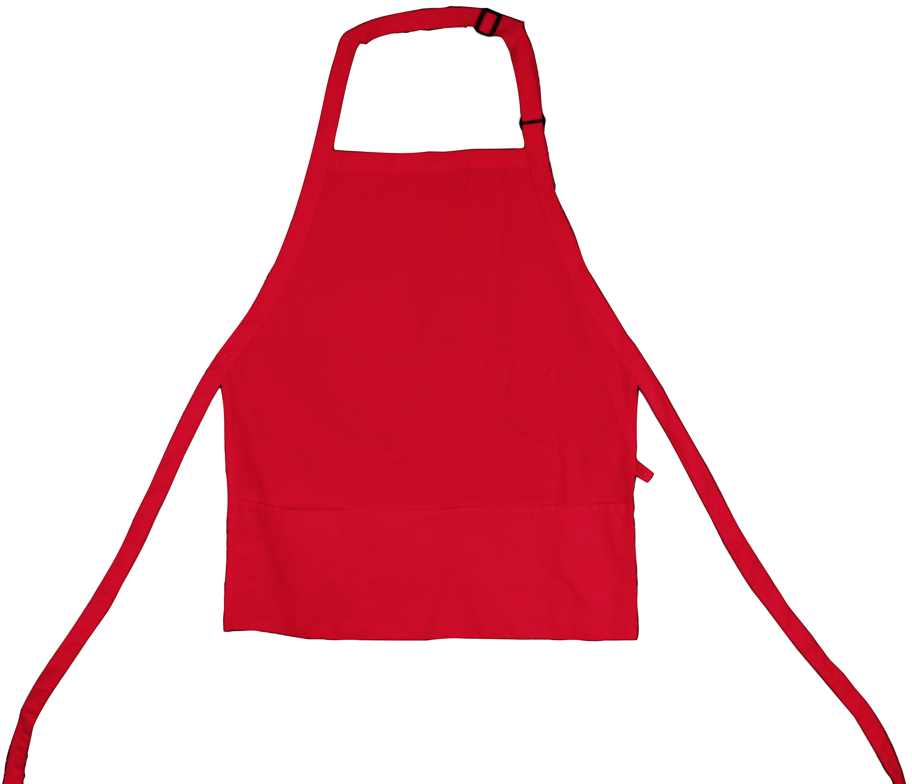 Red Restaurant-Style Bib Apron 7