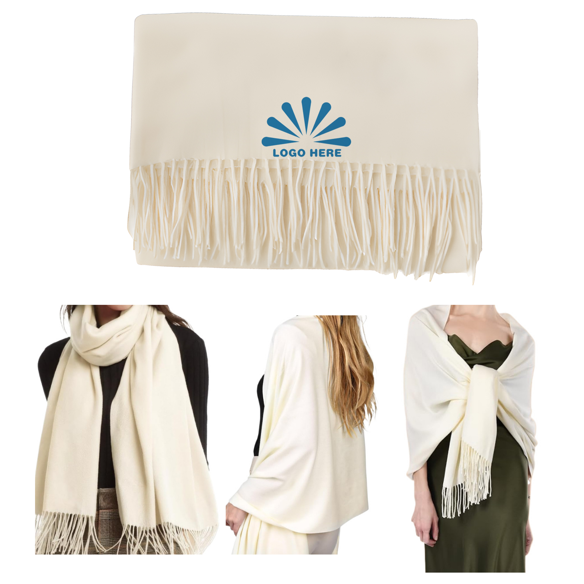 Graceful Winter Women's Warm Scarf Shawl 6