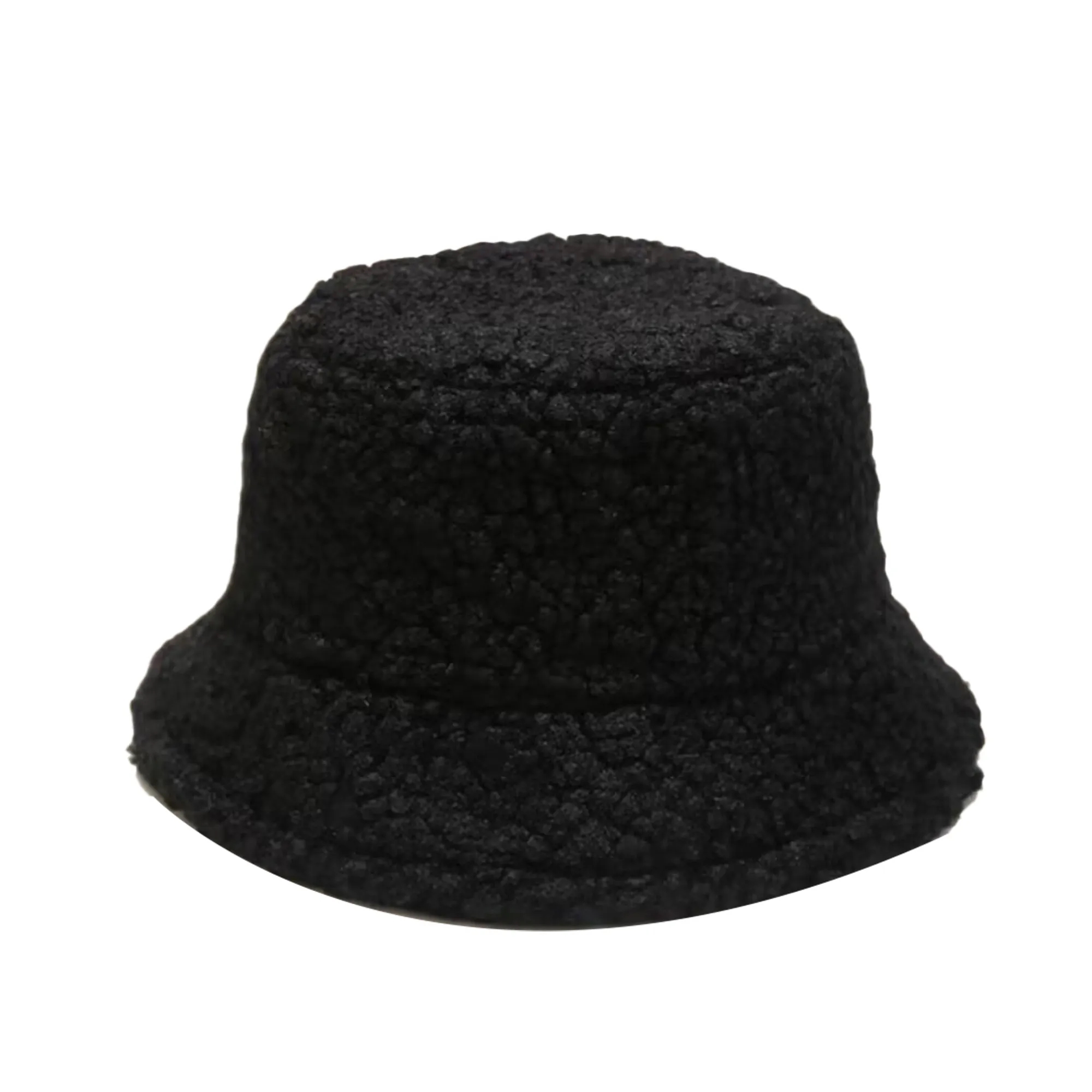 Lamb Wool Furry Bucket Hat Winter Sun Fishmen 12