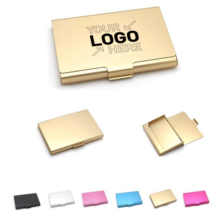 Aluminum Alloy Business Card Holder 2