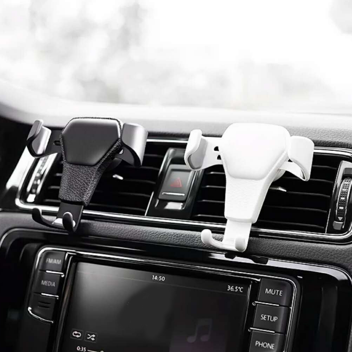 Gravity Car Phone Holder for Air Vent with Auto Lock Design 2