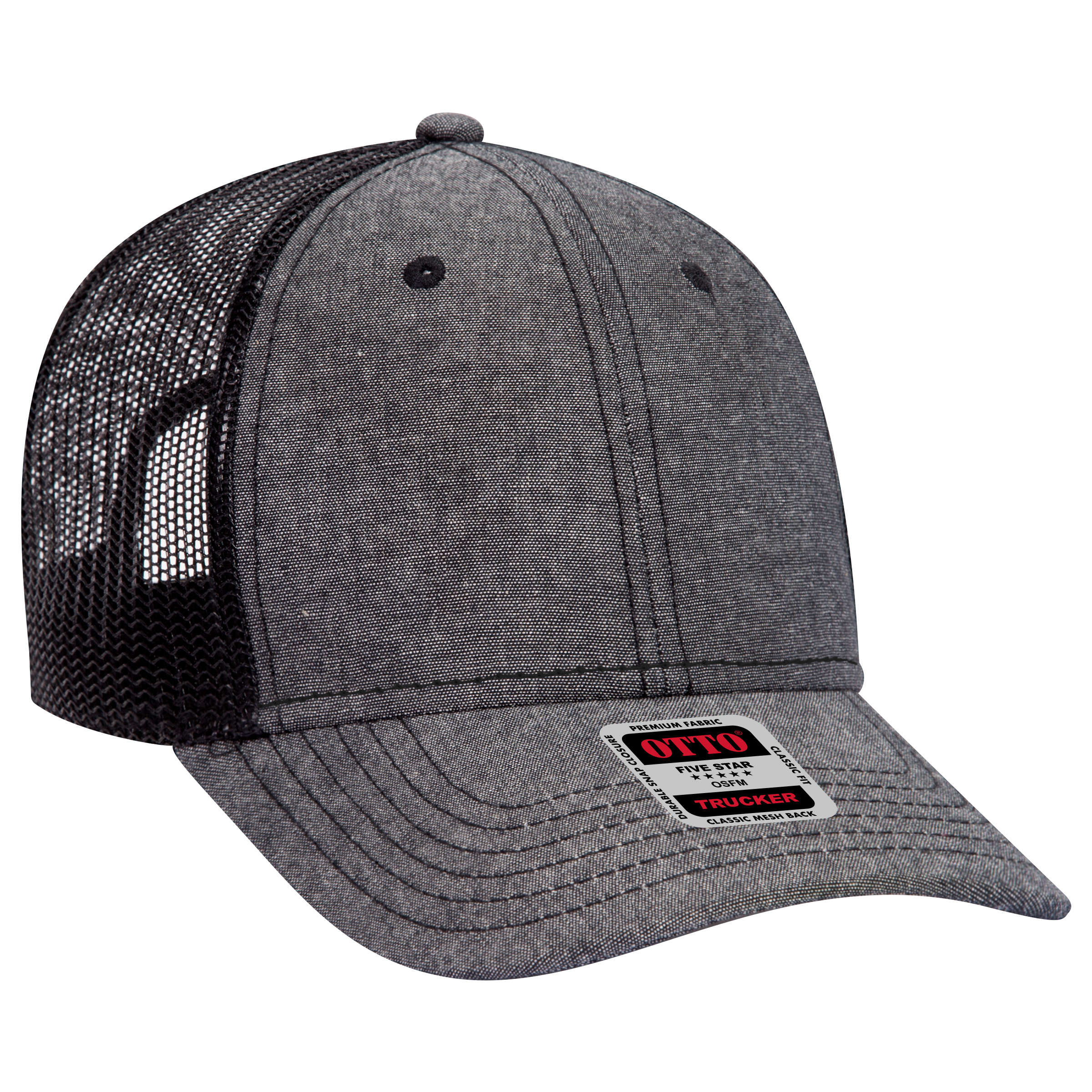 OTTO CAP® 6 Panel Low Profile Mesh Back Trucker Hat 243