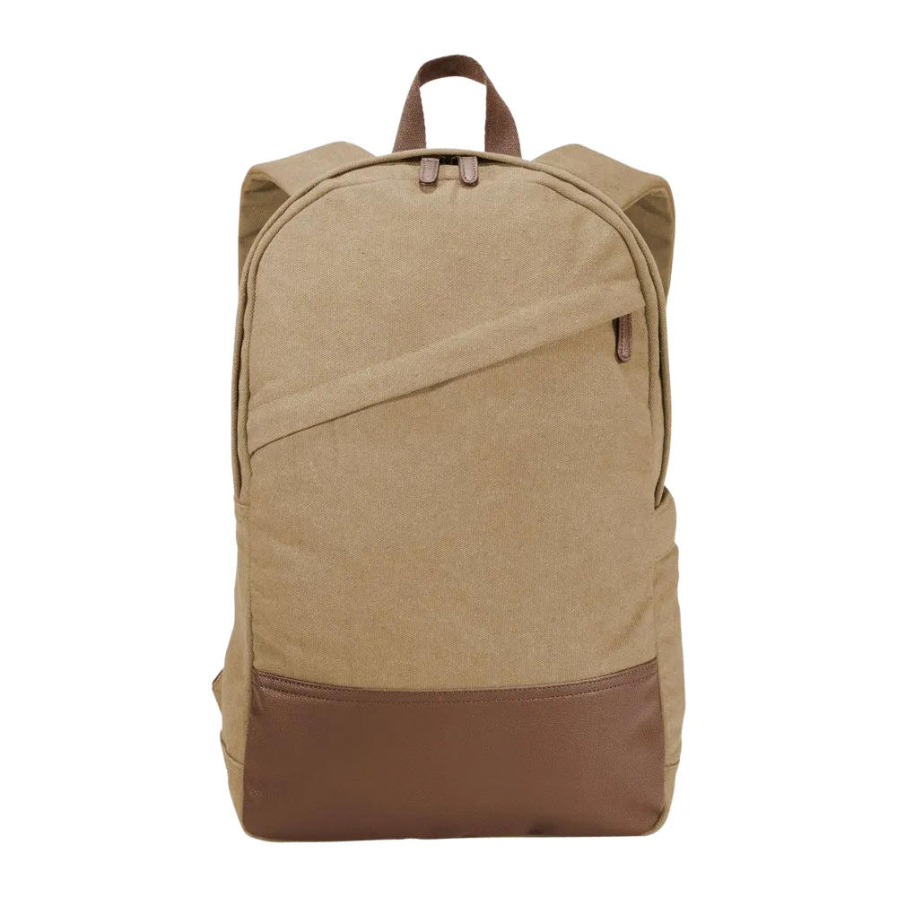 Port Authority(R) Cotton Canvas Backpack 5