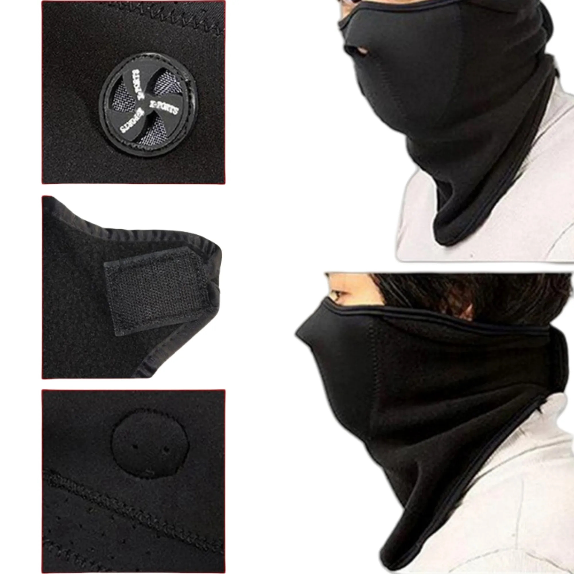 Wind-Resistant Ski Neck Gaiter Mask 3