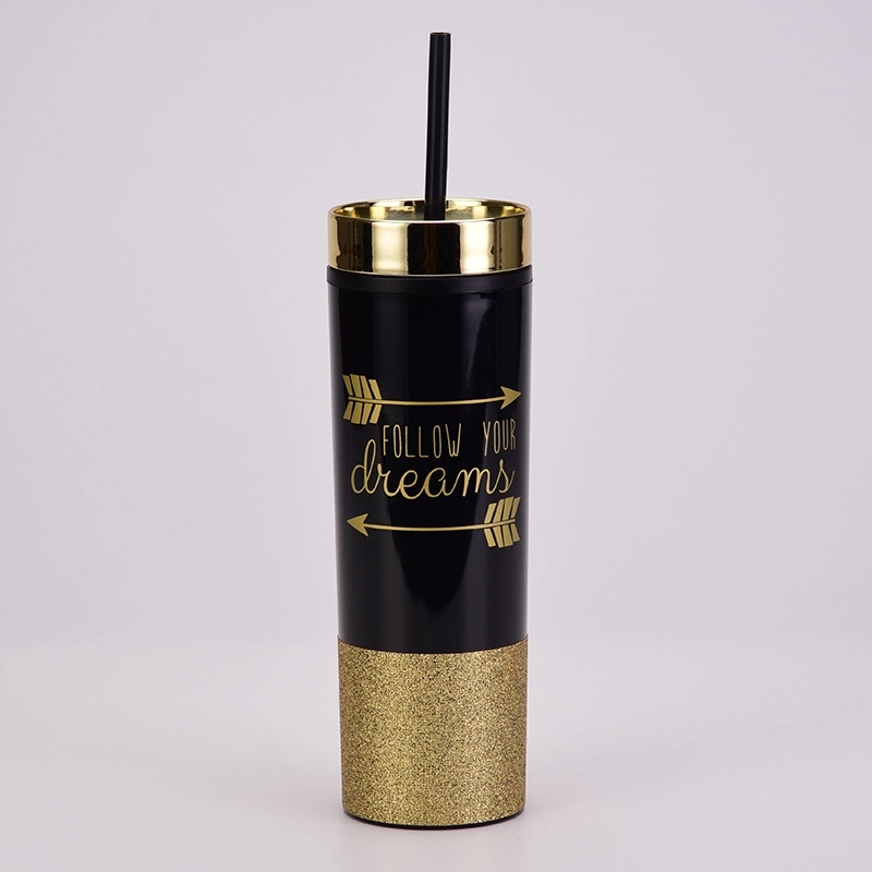 Custom AS Plastic Material Straw Tumbler 7