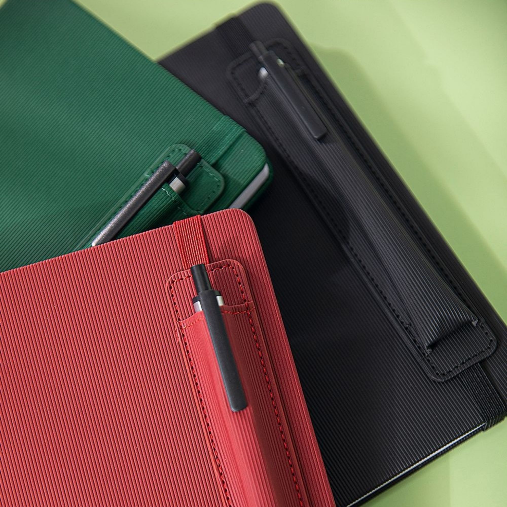 5.8"x8.3" 160 Pages Journal Notebook With Pen Holder 2