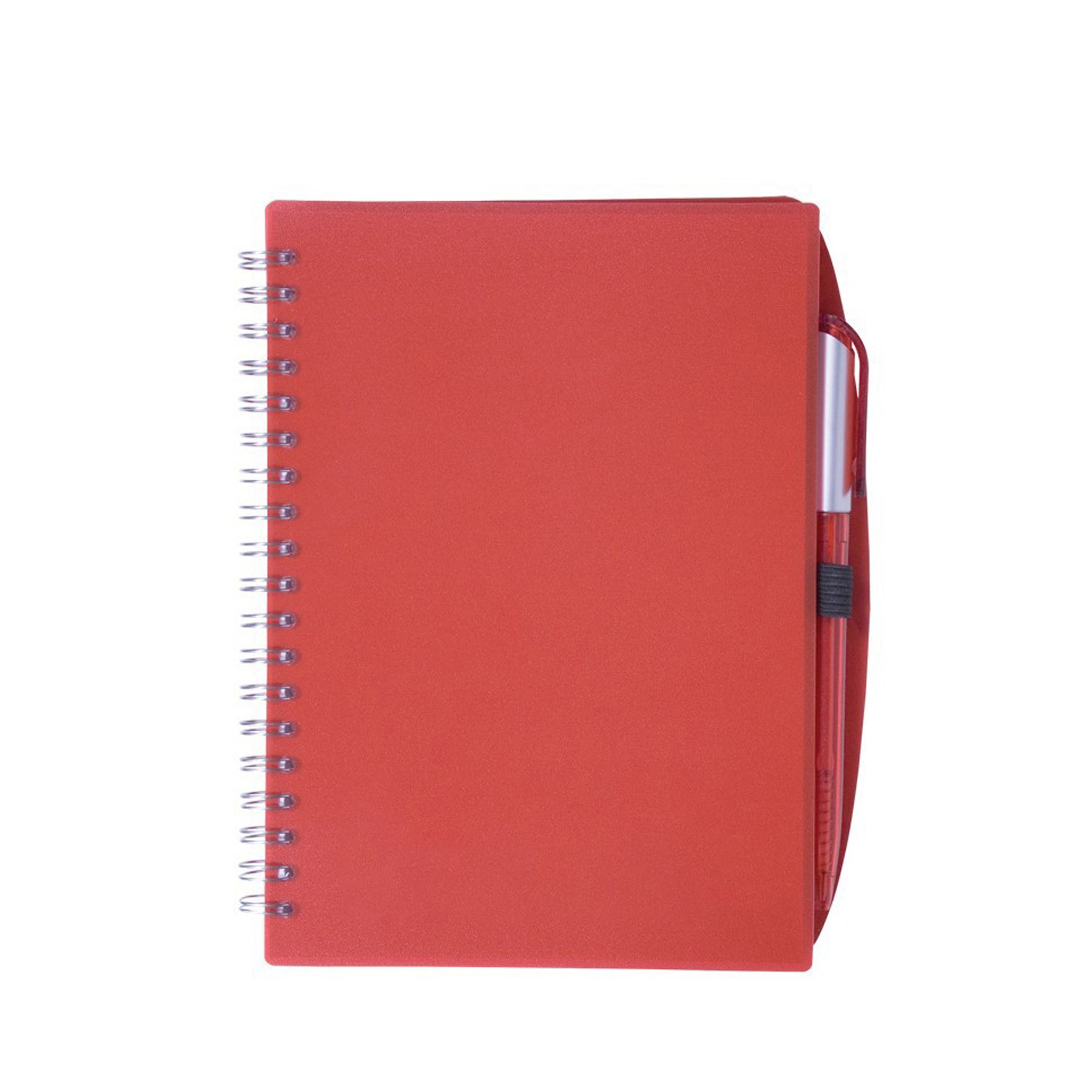 A5 PP Hardcover Spiral Notebook with Pen 3