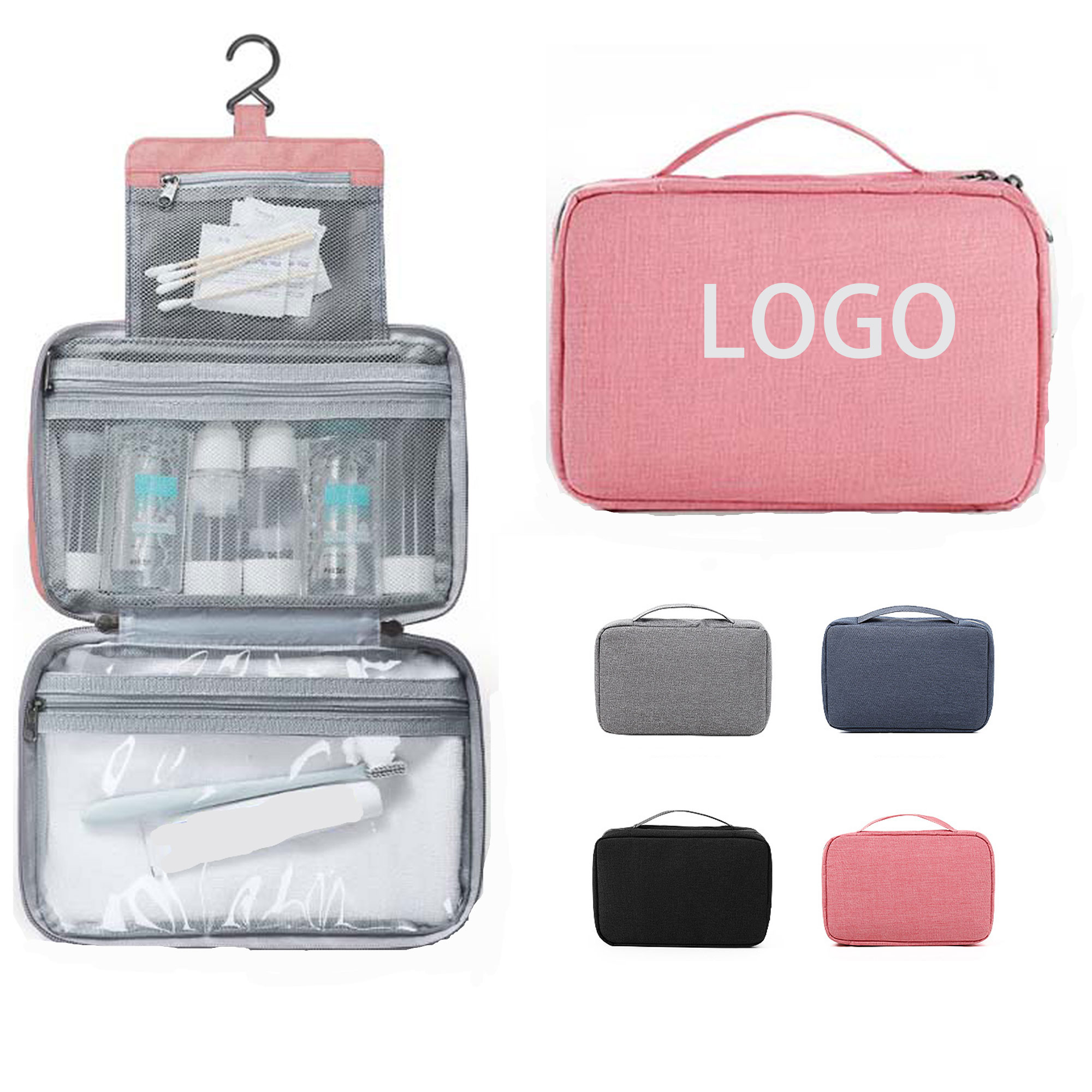 Water-Resistant Makeup Cosmetic Bag 3
