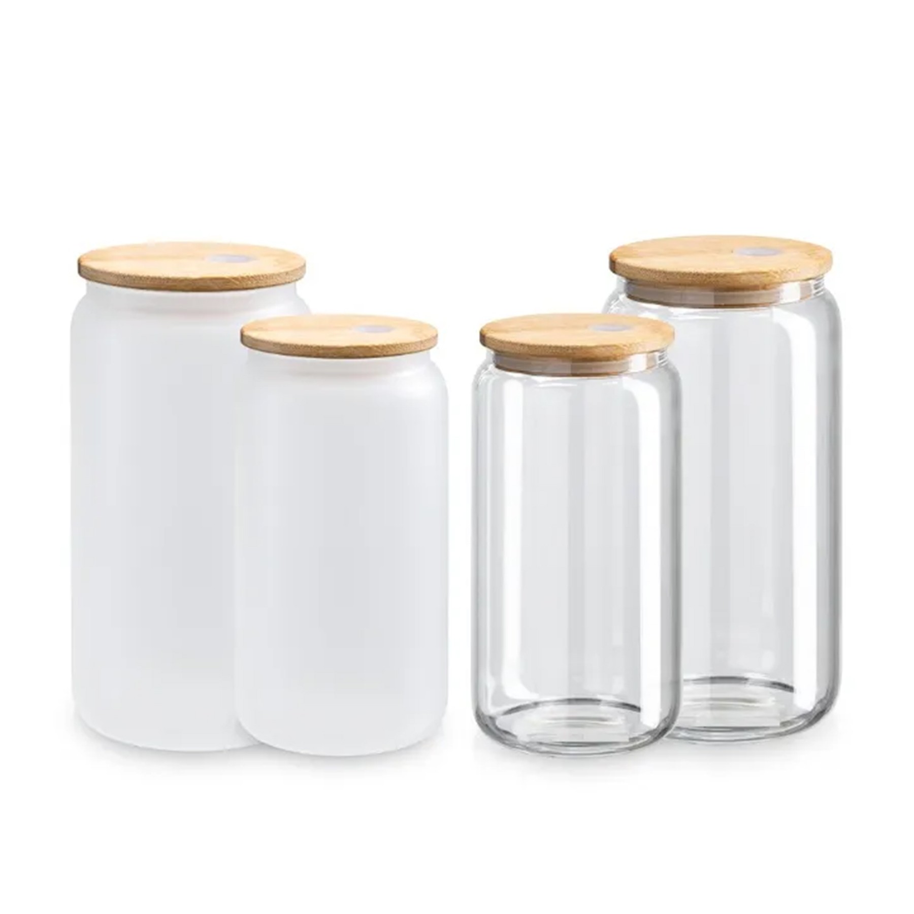 Double Glass Bamboo Lid Mug 6