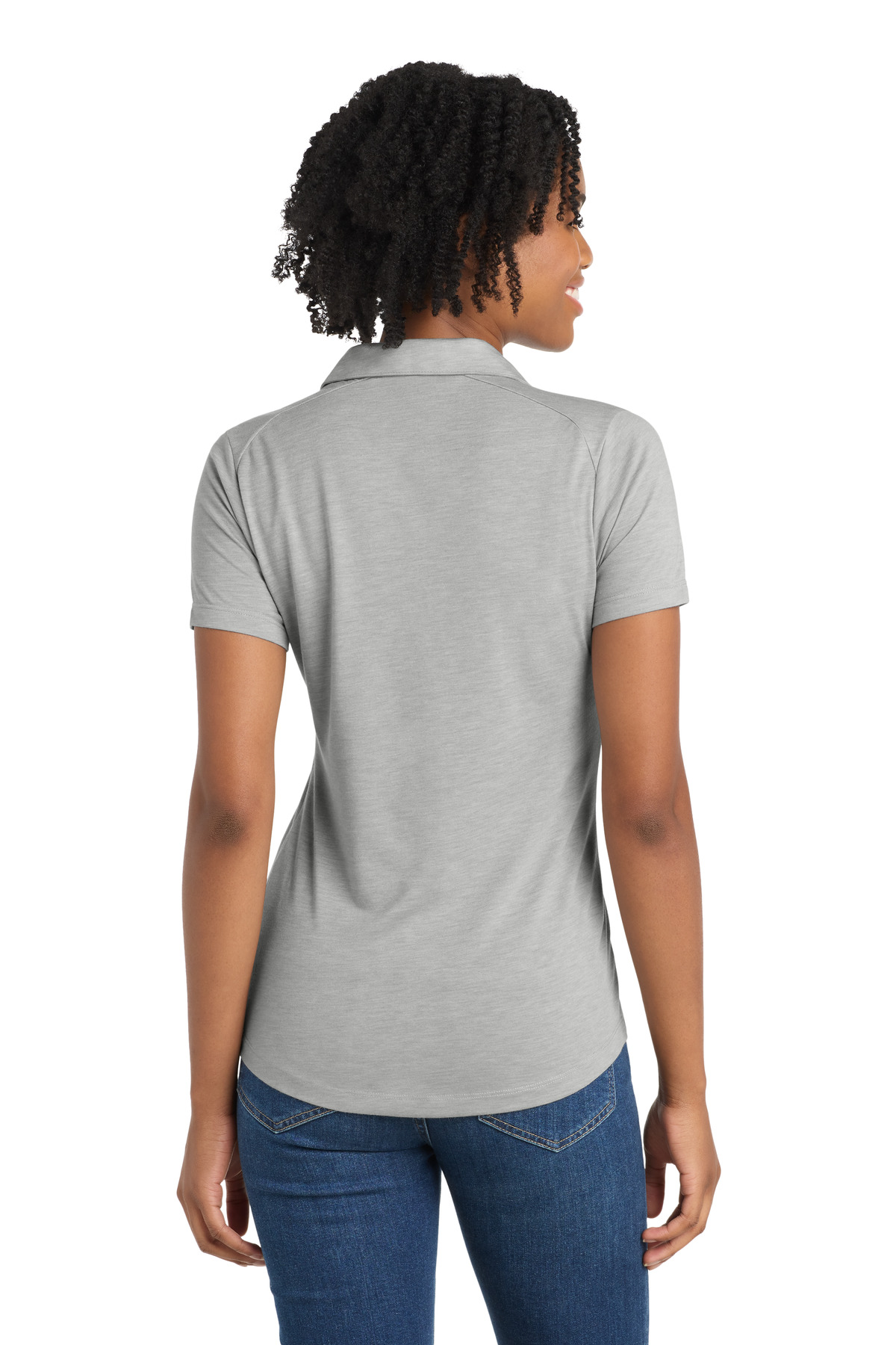 Sport-Tek Women's PosiCharge Tri-Blend Wicking Polo. LST405 24