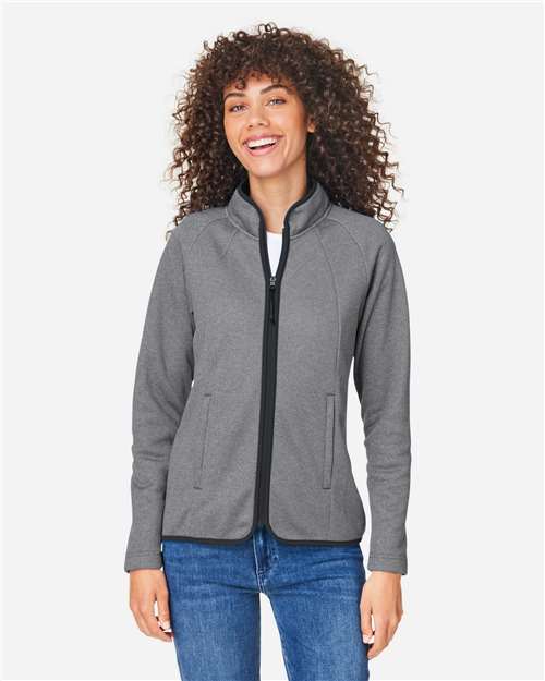 Women's Venture Heathered Stripe Full-Zip Jacket - CE72W 5