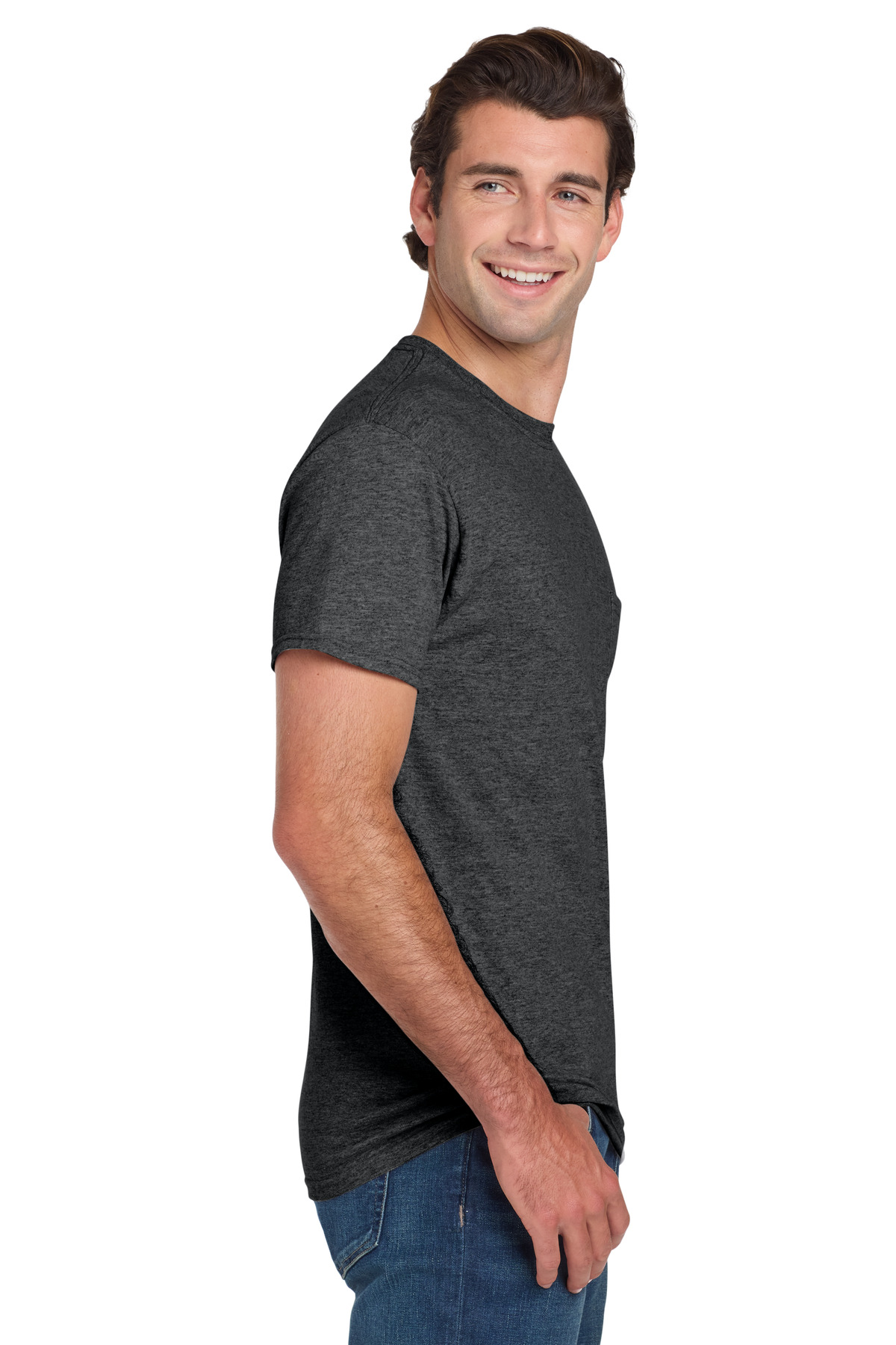 Jerzees - Dri-Power 50/50 Cotton/Poly Pocket T-Shirt. 29MP 33