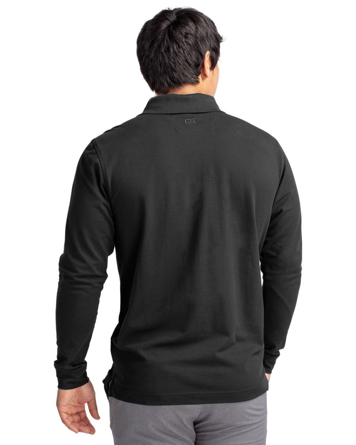 Cutter & Buck Advantage Recycled Cotton-Blend Pique Mens Long Sleeve Polo 32