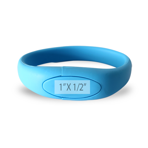 Warrenville Silicon Wristband USB Flash Drive