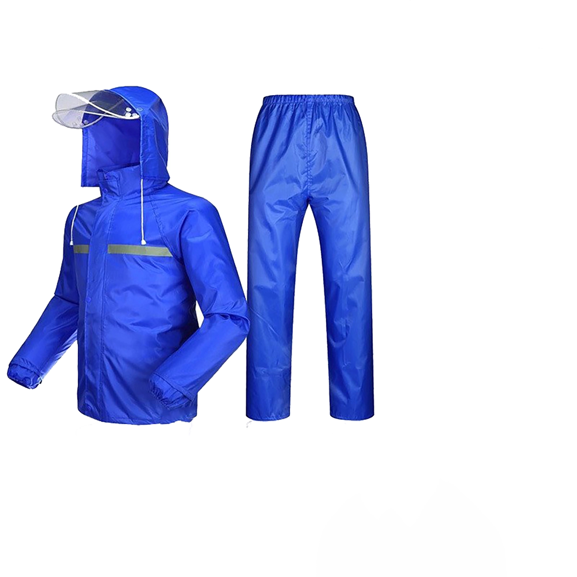 Outdoor reflective raincoat set 7