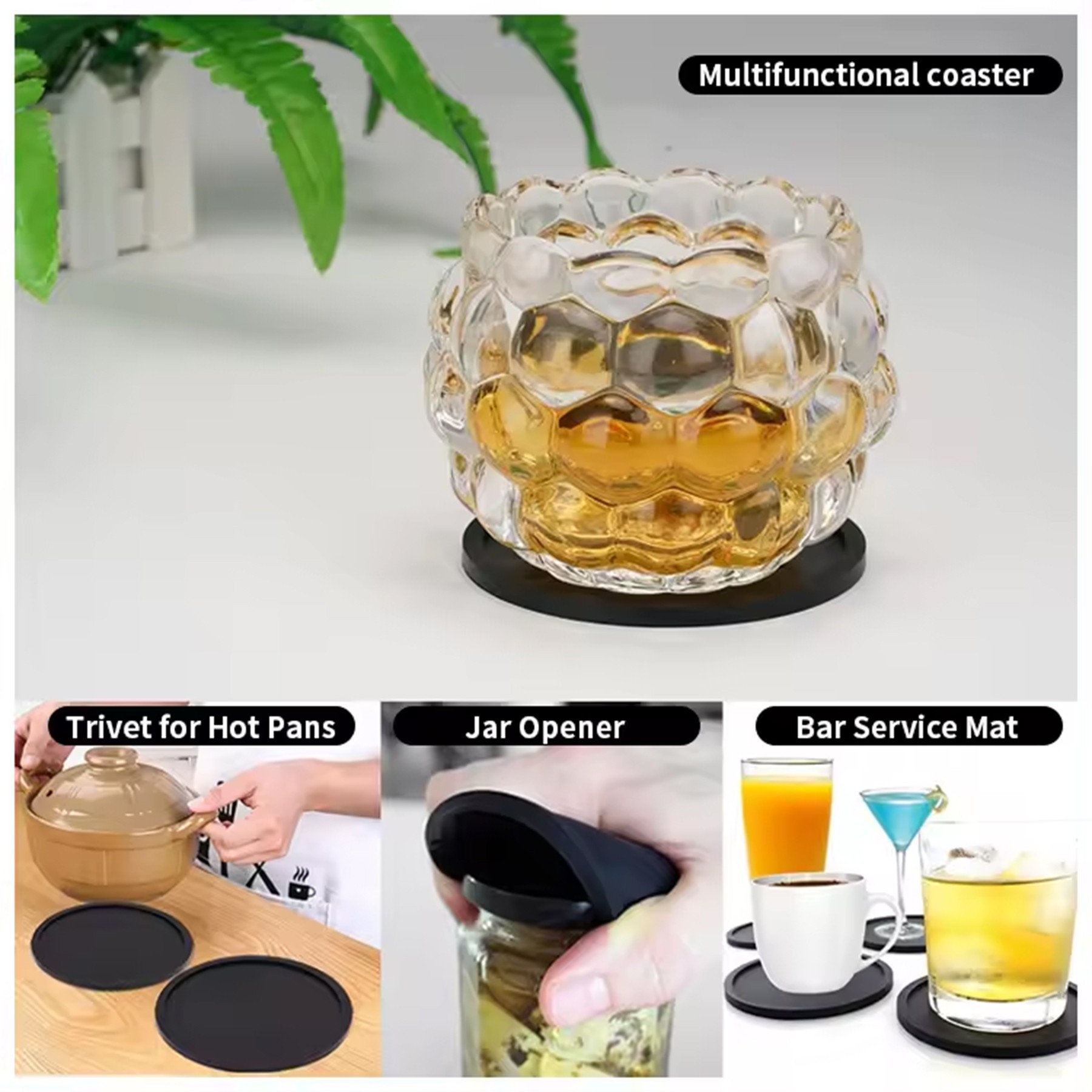 Round Silicone Coaster 2