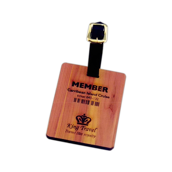 Wood Bag Tag 14