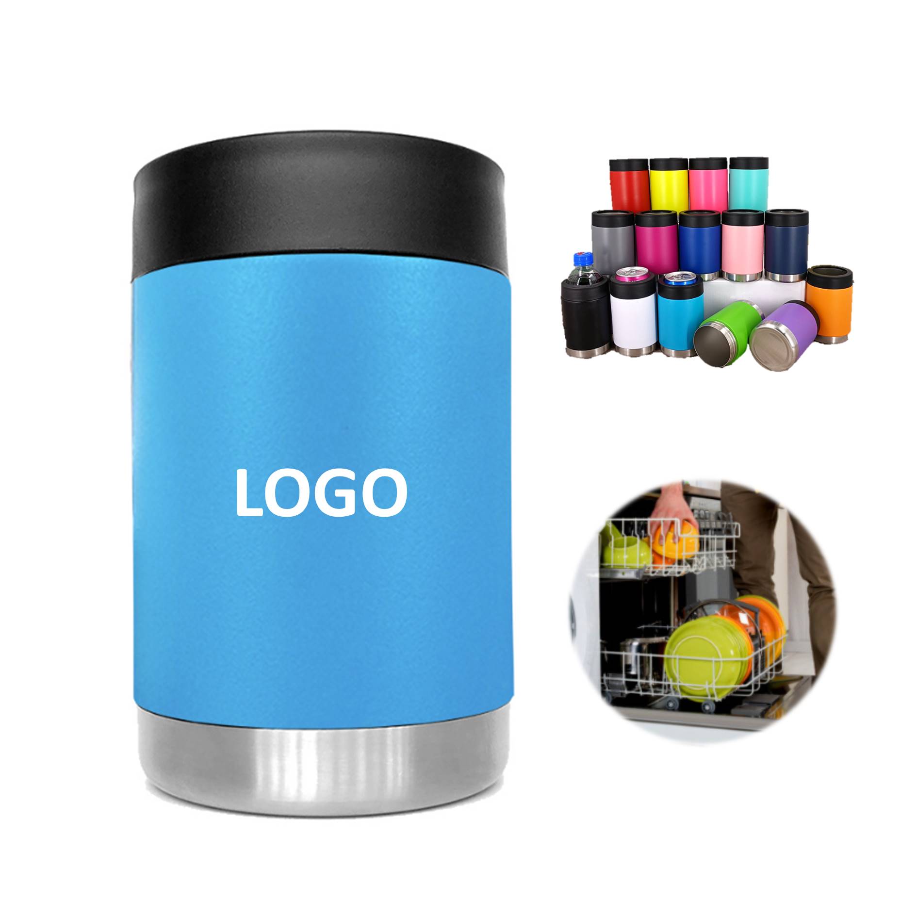 12 oz Stainless Steel Tumbler Can Cooler 4