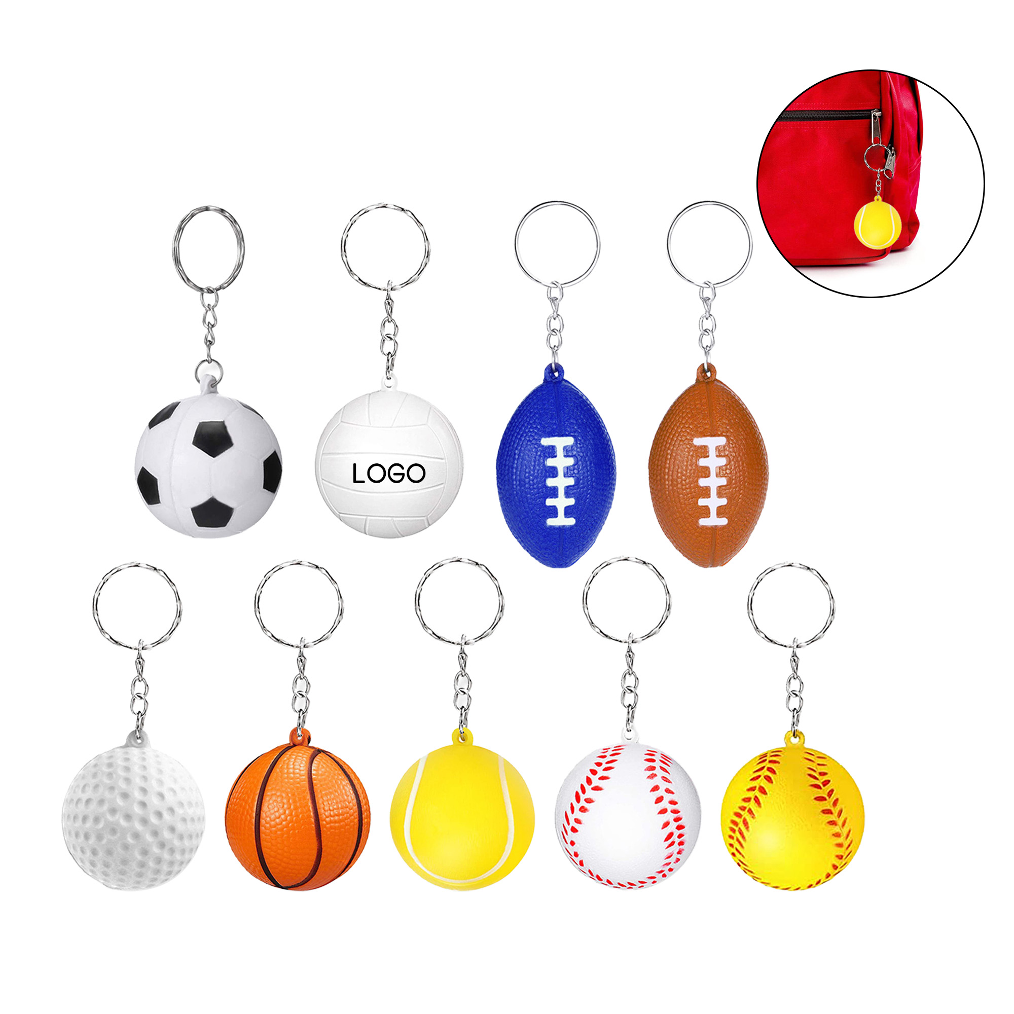 Custom Foam Sports Stress Ball 1