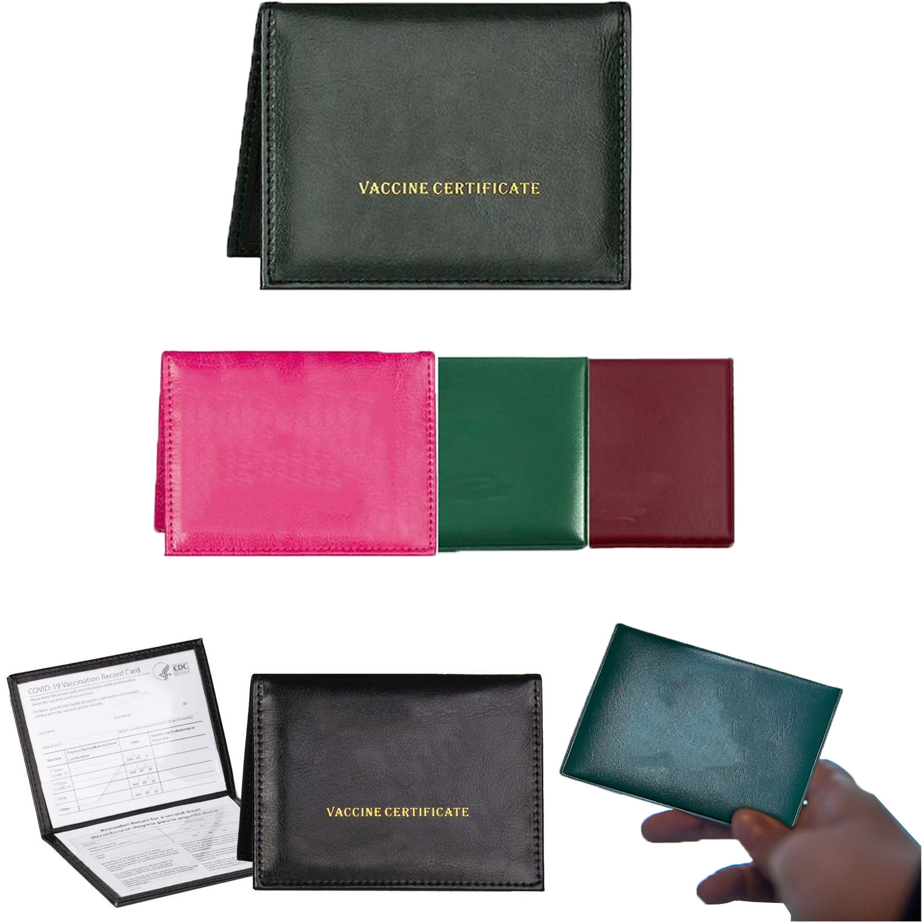 PU Vaccination Card Holder 1
