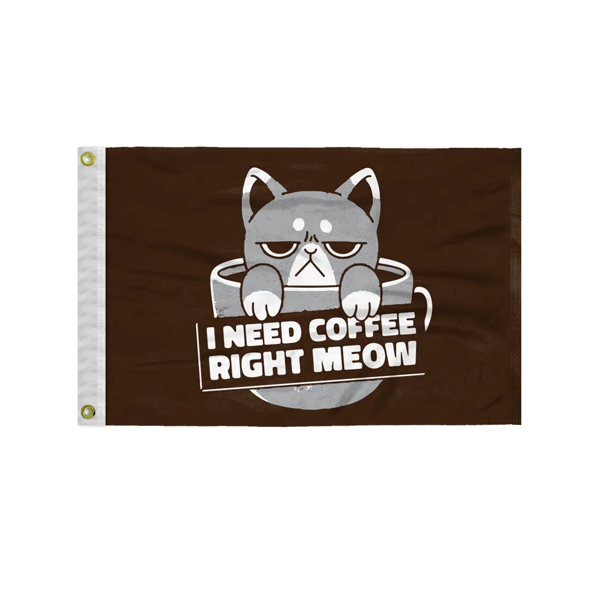 Custom Screen Sublimation Flag - 16" x 24" Silk Poly 2