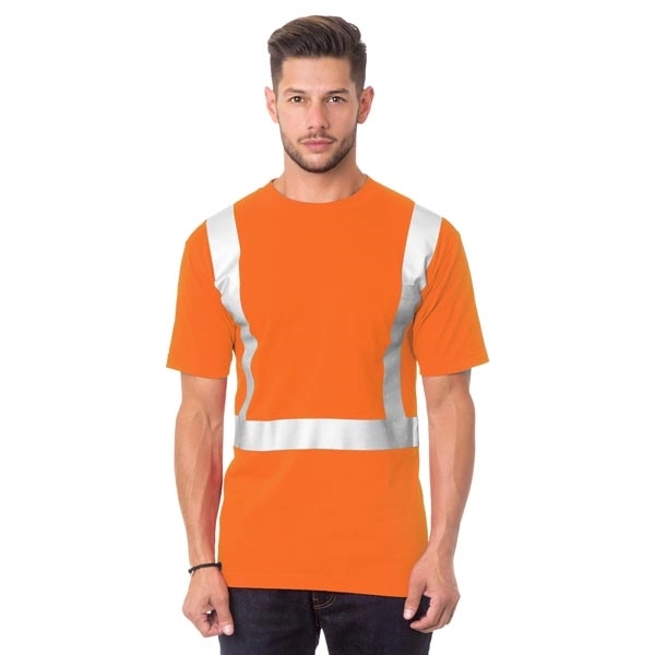 Hi-Vis 100% Cotton Pocket Crew Tee 2