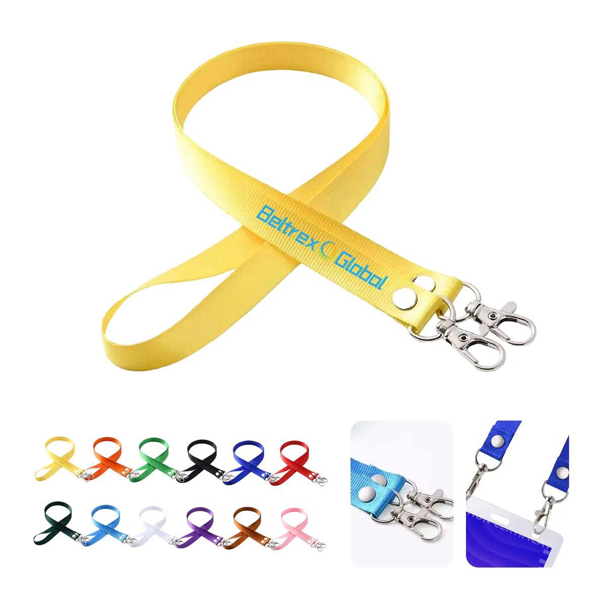 Comfortable Polyester Lanyard with Dual Use 1