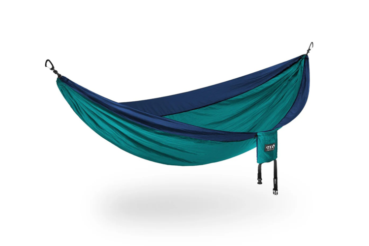 ENO SingleNest Hammock - Seafoam/Navy 2