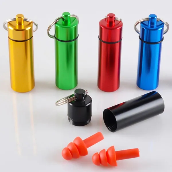 Reusable Silicone Earplugs with Aluminium Holder 6