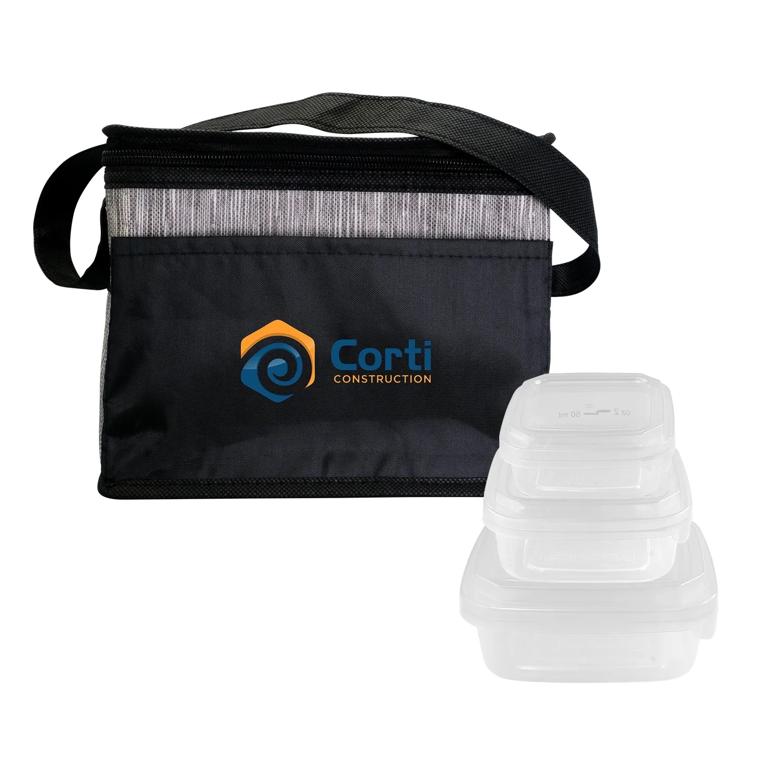 Black Graph Portion Control Lunch Set 13