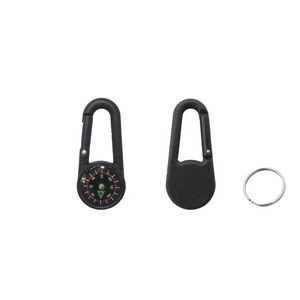 Durable Compass Carabiner With Key Ring 14