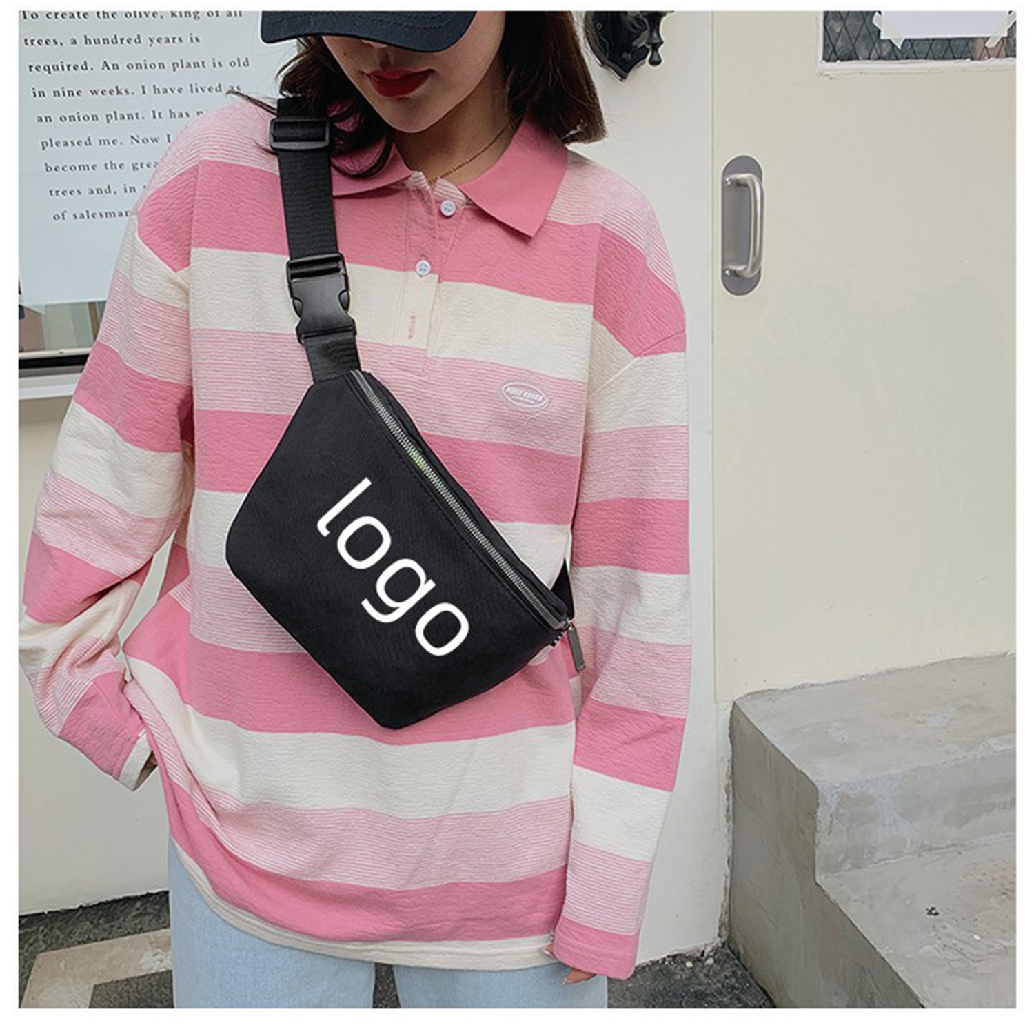 Nylon Crossbody Fanny Pack 3