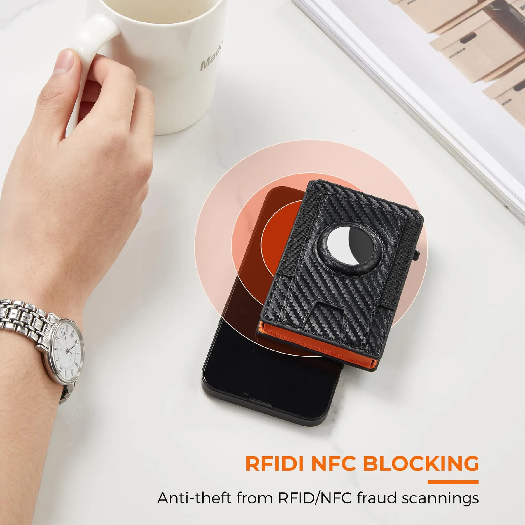 RFID-Blocking Slim Wallet 3