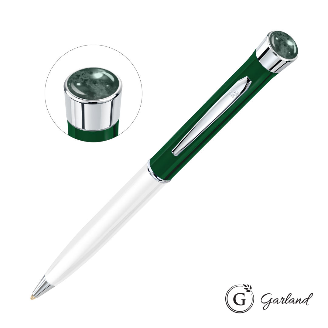 Garland® Patriot Aura Ballpoint Twist Pen - Chrome Accent 13
