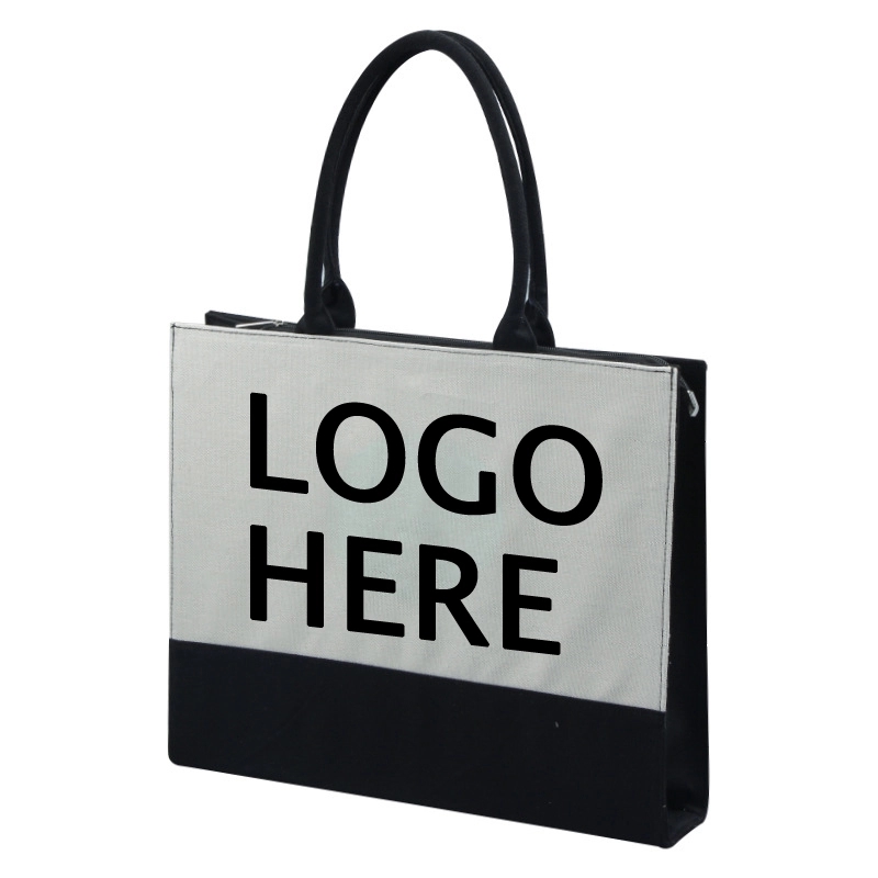 Custom Canvas Shopping Handbag & Eco-Friendly Tote Bag, custom tote bag with logo imprint 11