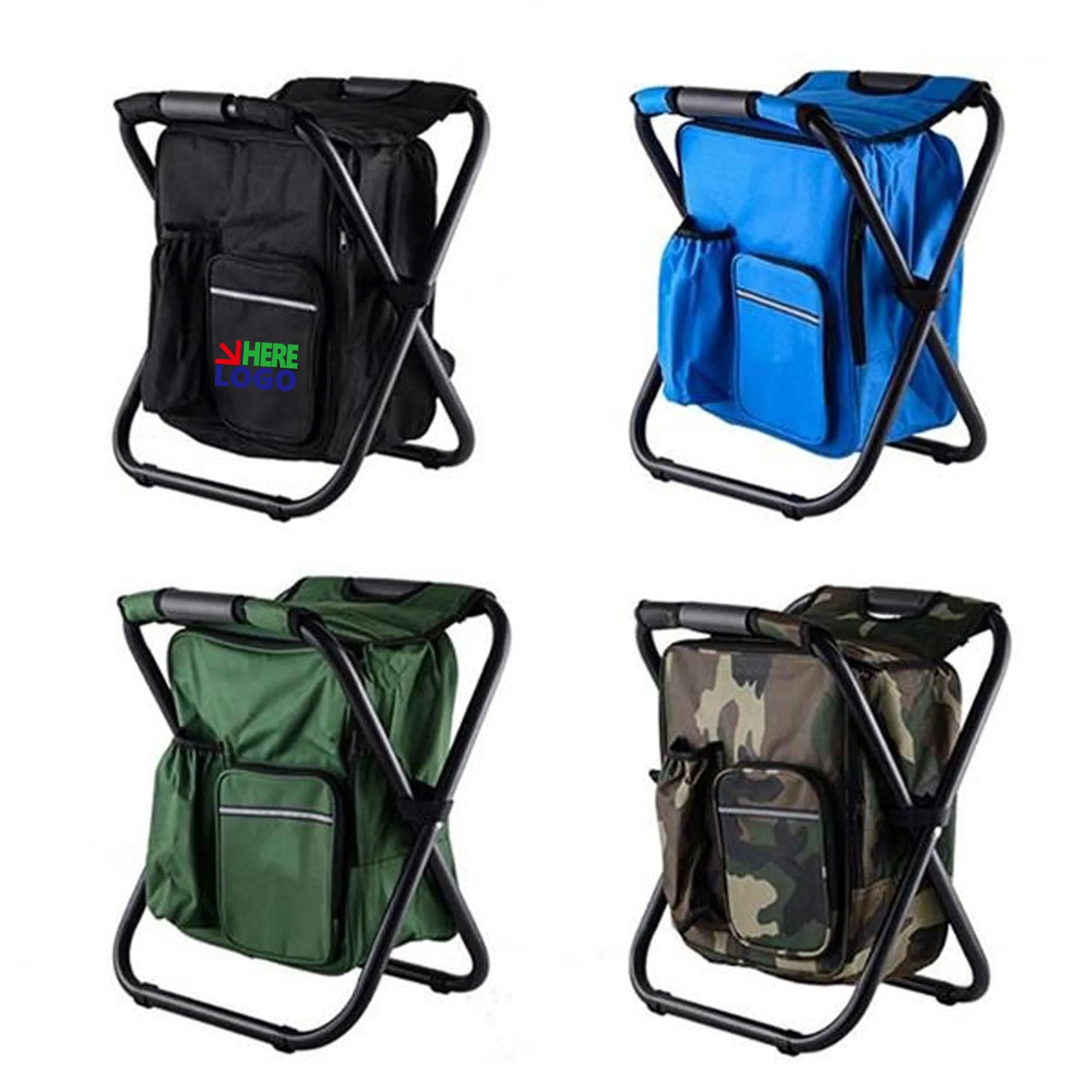 3 In 1 Folding Camping Backpack Chair Fishing Cooler Bag Cha 2