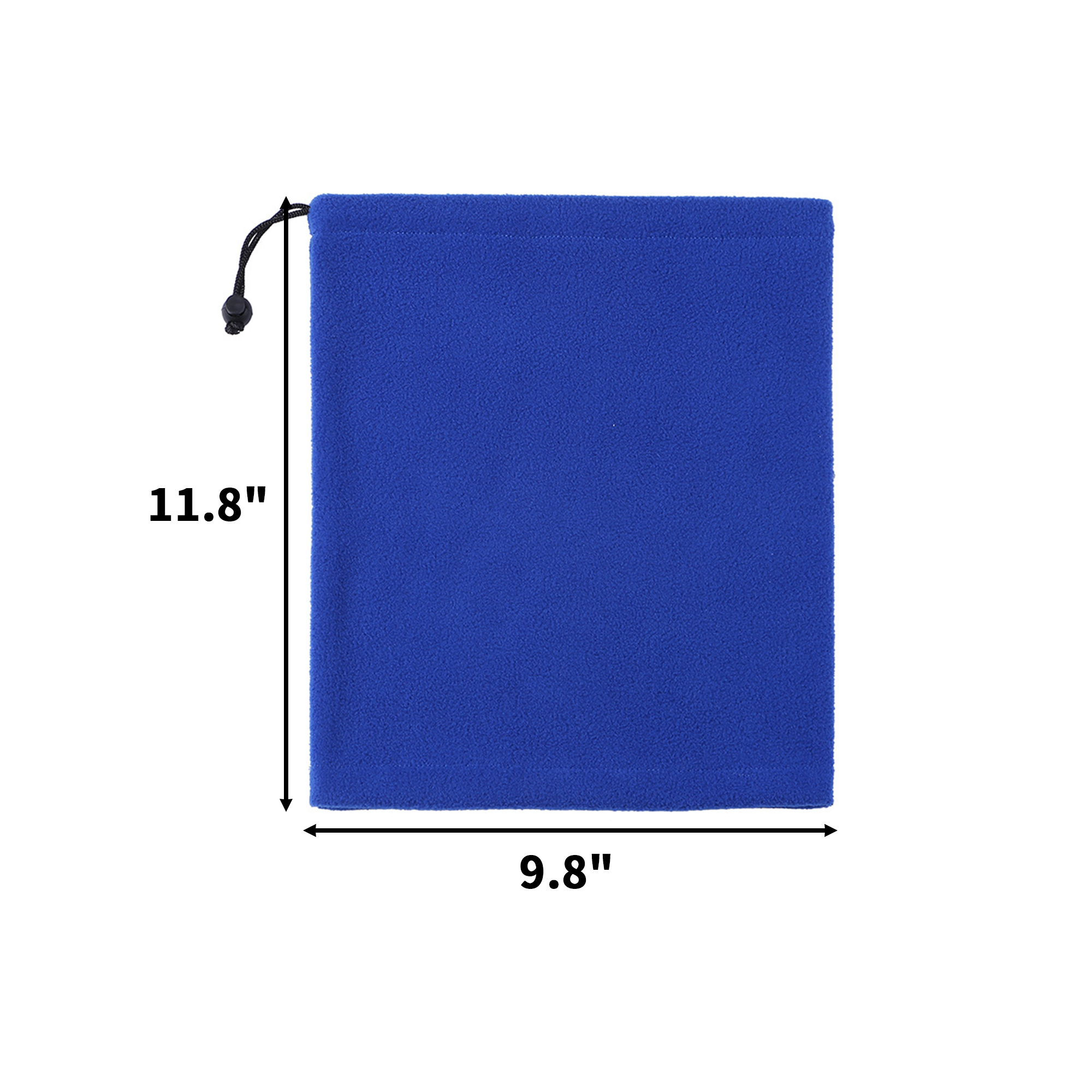 Polyester Fleece Neck Warmer 11.8" x 9.8" Multi Use 19