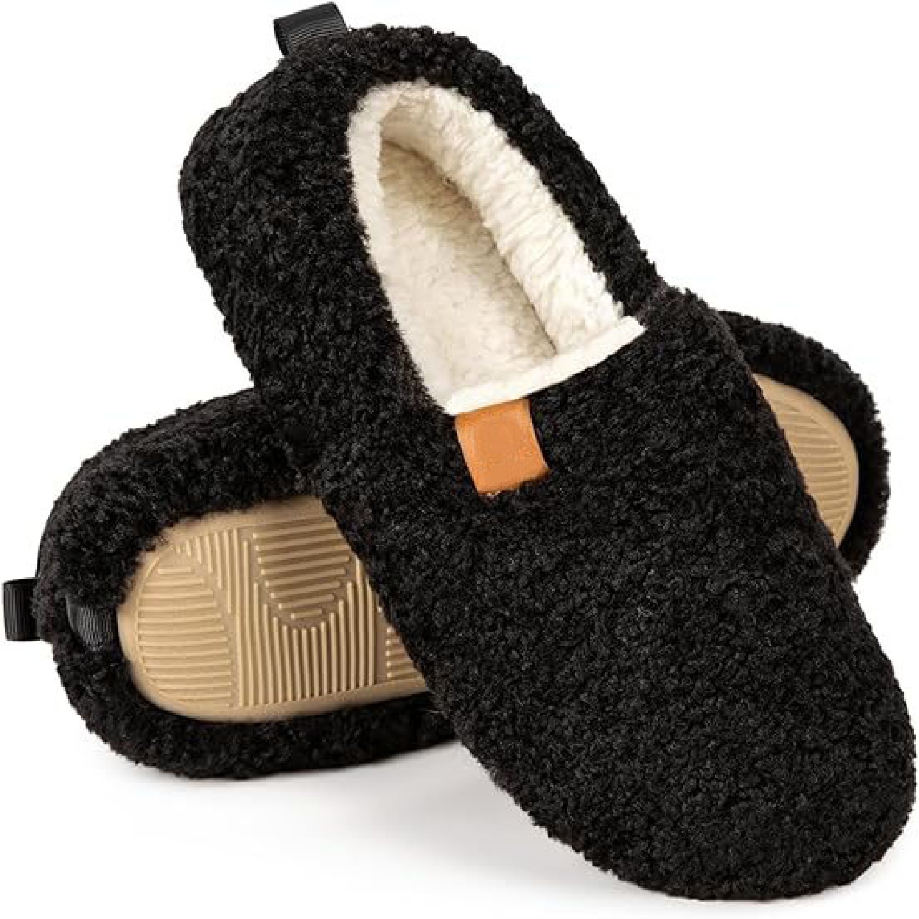 Women's Soft Curly Full Slippers 10