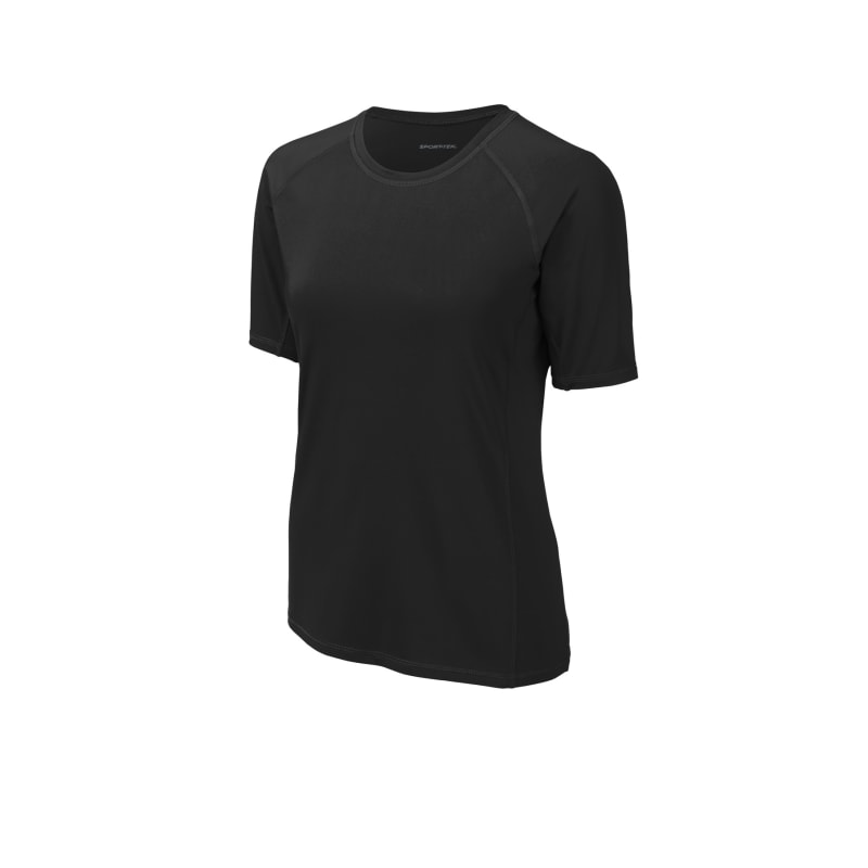 Sport-Tek Women's Rashguard Tee. 4