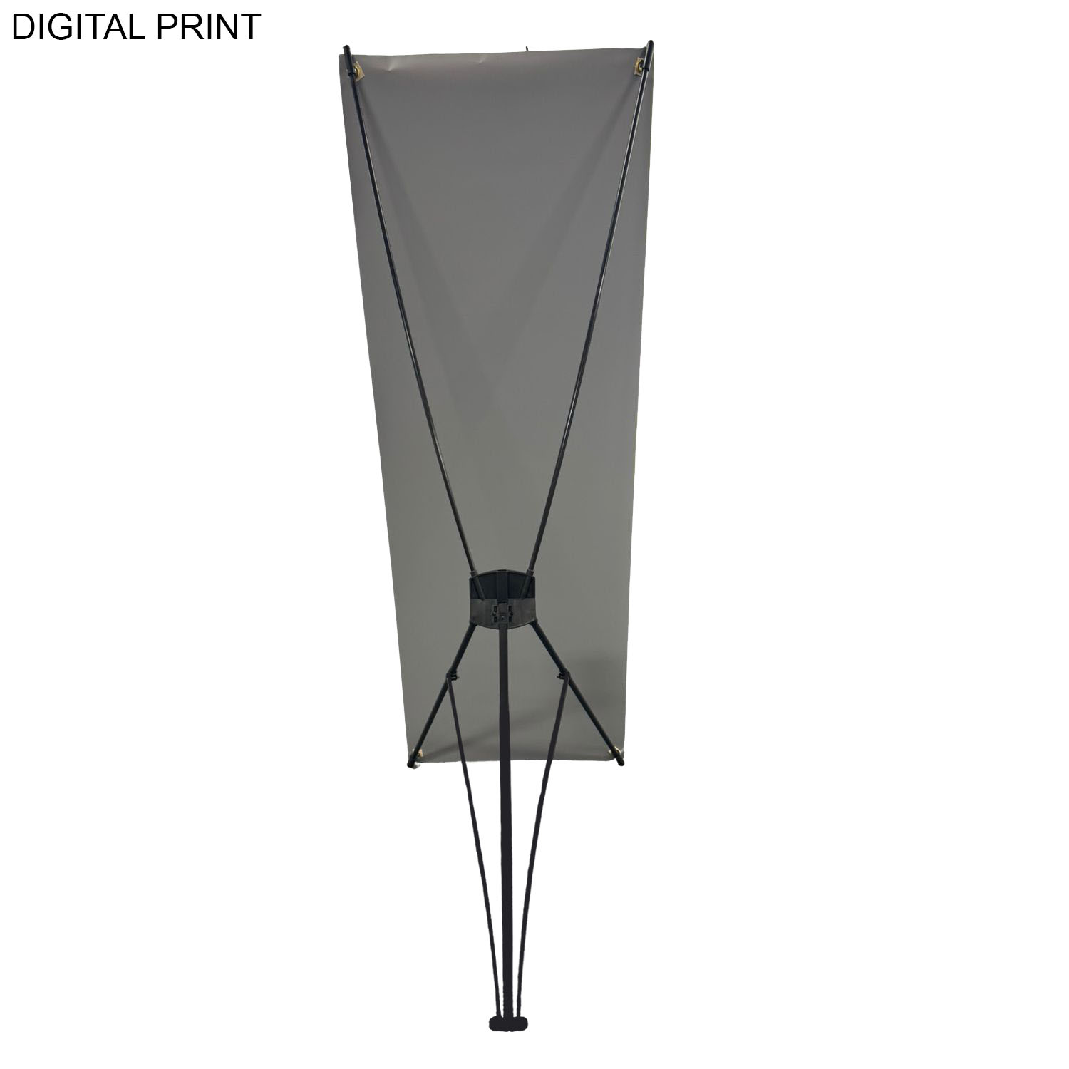 48Hr Quick Ship - Tradeshow Package, Tripod Banner with Graphic DP651 + Sublimated Tablerunner SU520 1