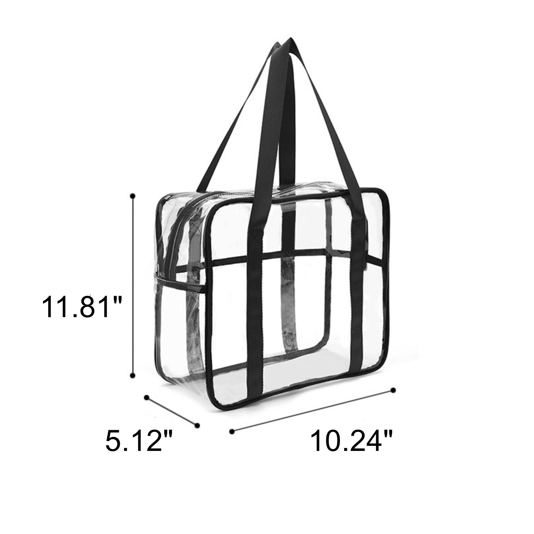 Large Capacity Clear PVC Toiletry Bag 2