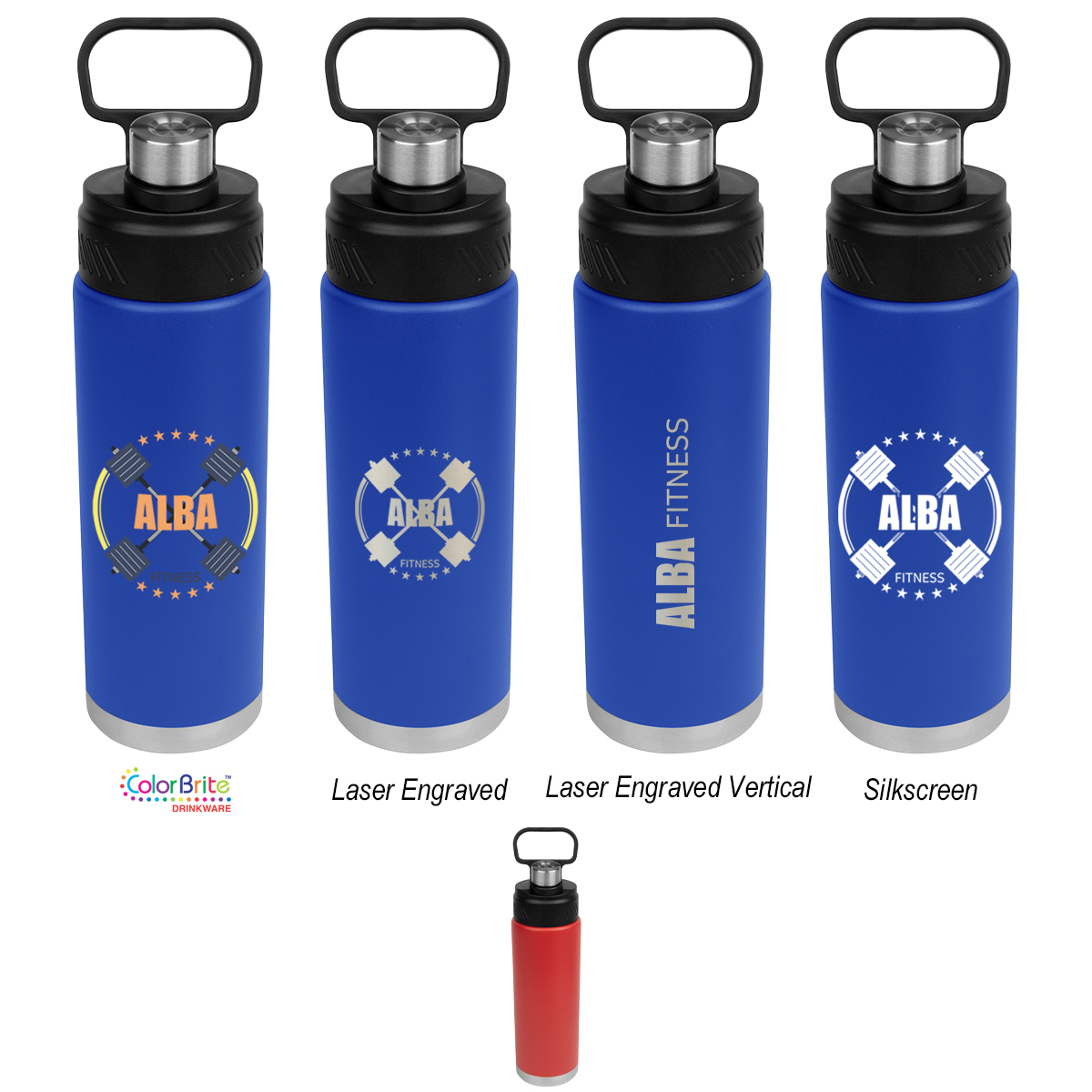 24 Oz. Stainless Steel Leighton Bottle, custom water bottle with logo imprint 5
