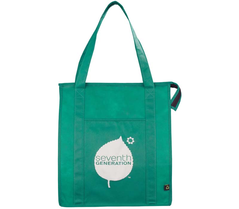 Zipper Classic Non-Woven Tote Bag 1