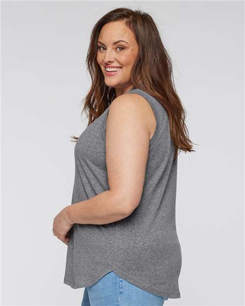 Women's Curvy Relaxed Fine Jersey Tank - 3892 21