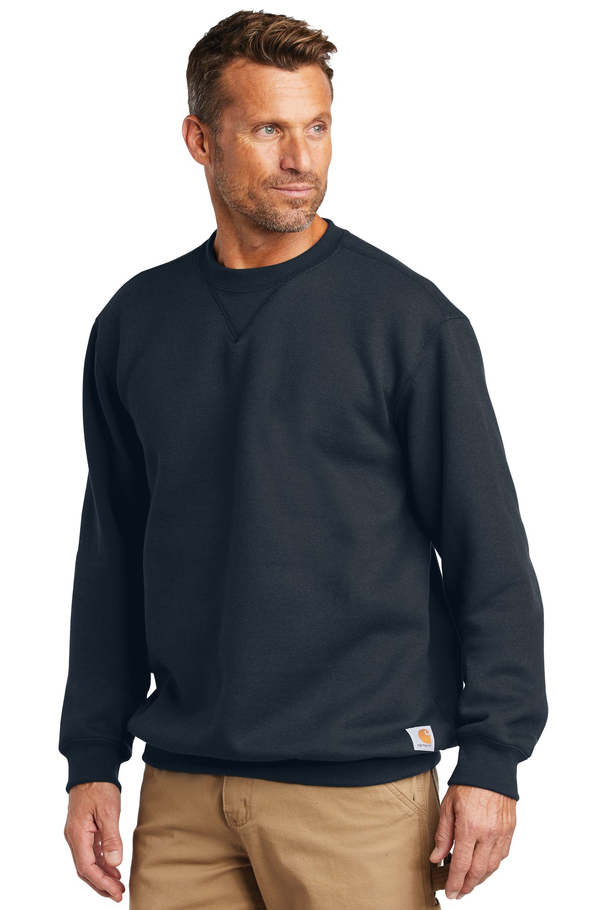 Carhartt Midweight Crewneck Sweatshirt. CTK124, custom hoodie or sweatshirt with logo imprint 34