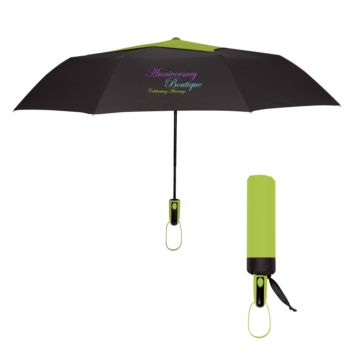 44" Arc Telescopic Diamond Top Vented Umbrella 5