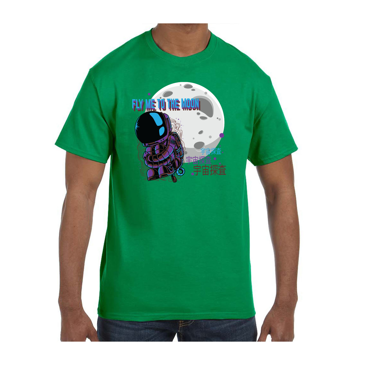 Gildan™ 5.3 oz Cotton Pre-Shrunk T-Shirt (Full Color Imprint) 12