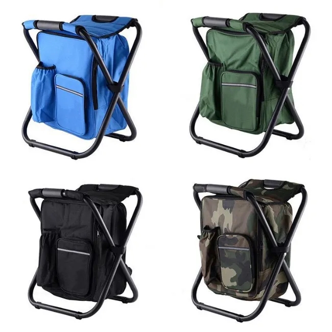 Outdoor Foldable Stool with Cool Bag 2