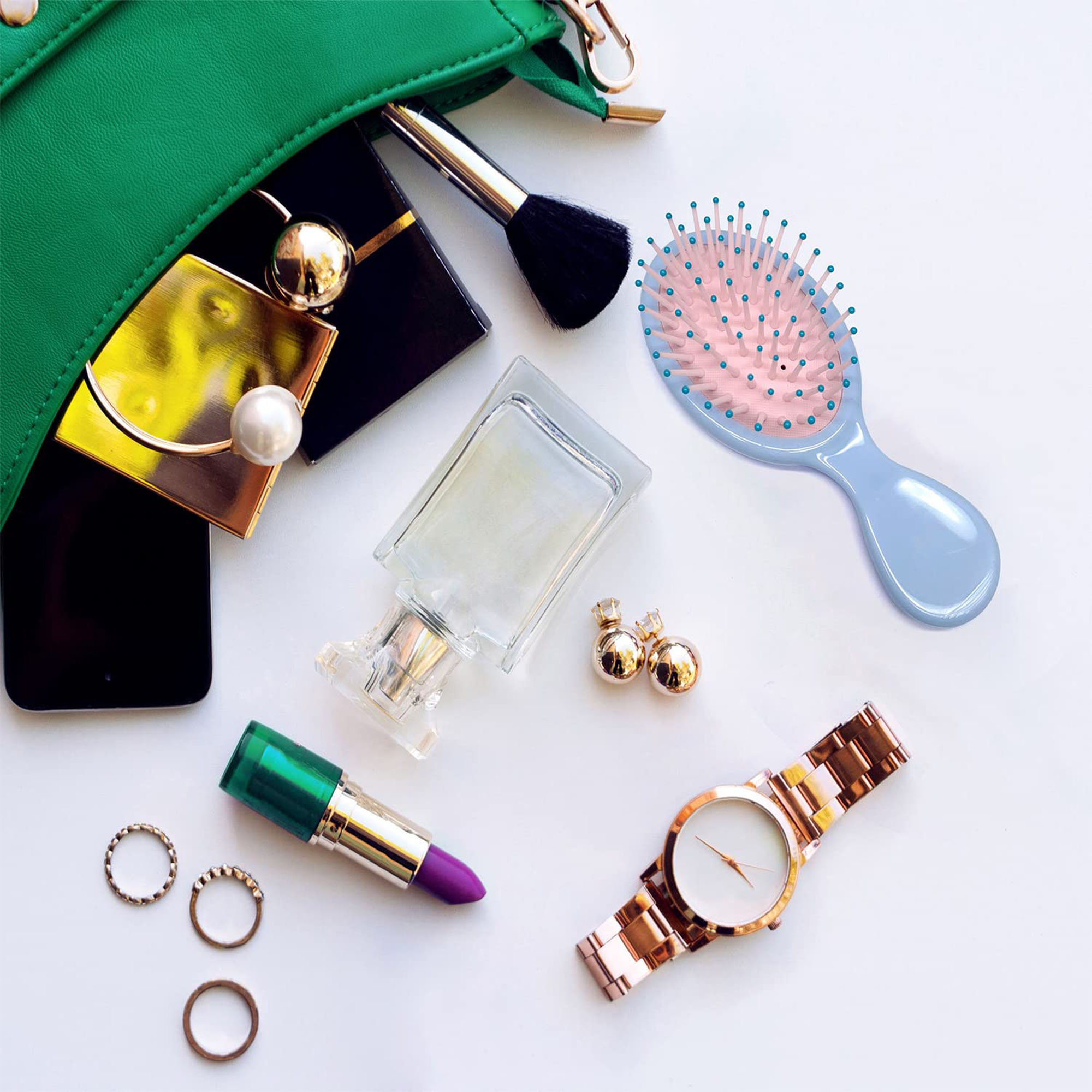 Mini Wet Hair Brush Travel Detangling Brush for Most Hair Types 6